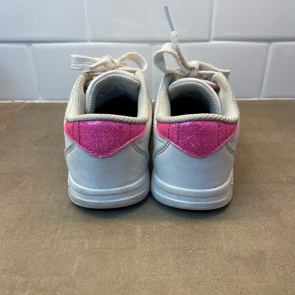 Girls K-Swiss Classic Sneakers with Sparkly Pink Stripes size 12 - Picture 5 of 10